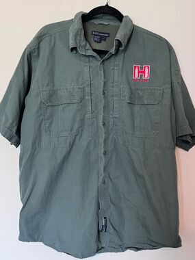 5.11 Tactical Hornady Men’s Large Short Sleeve Button Down Shirt Green